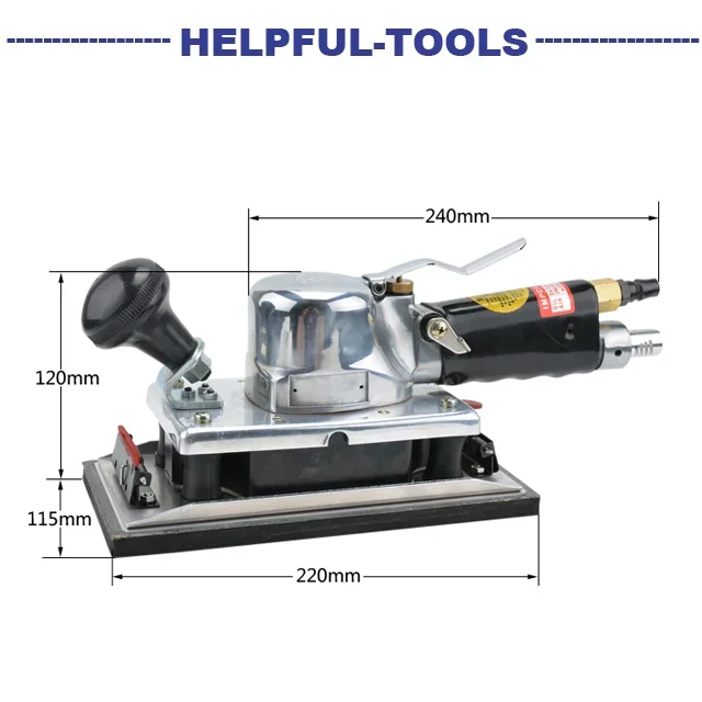 ASD-7030 Wave shield pneumatic sander(115*220mm) pneumatic sander Weihai helpful-tools