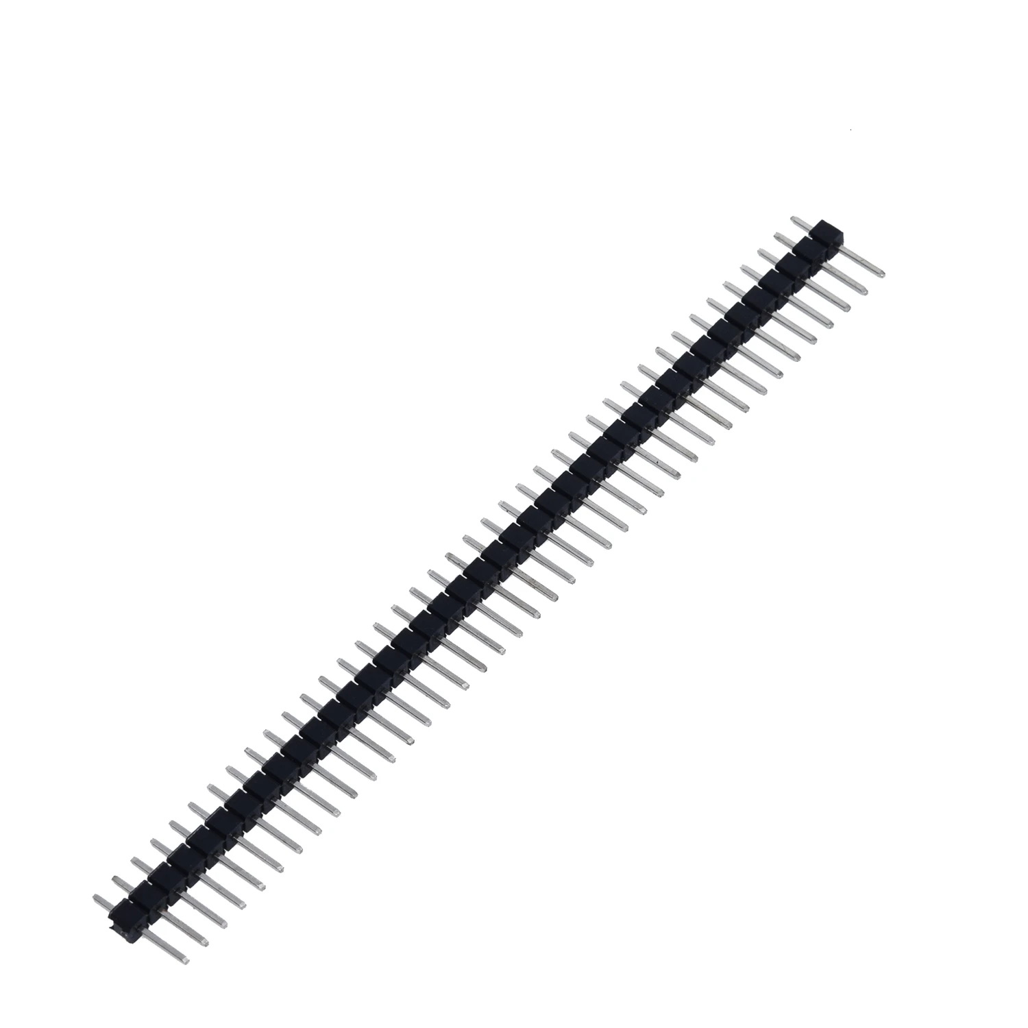 TZT 40 Pin 1x40 Single Row Male 2.54 Breakable Pin Header Connector Strip image 2
