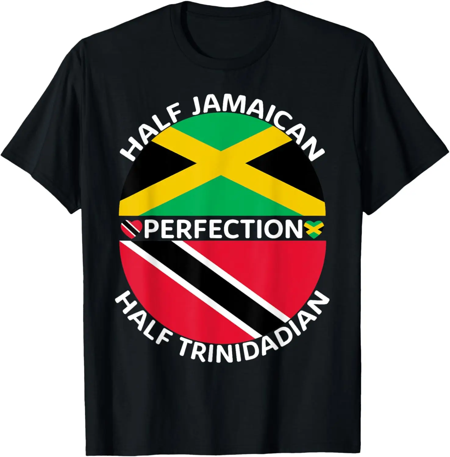 

Футболка Half Trini Half Jamaican Trinidad Jamaica Flag для мужчин и женщин