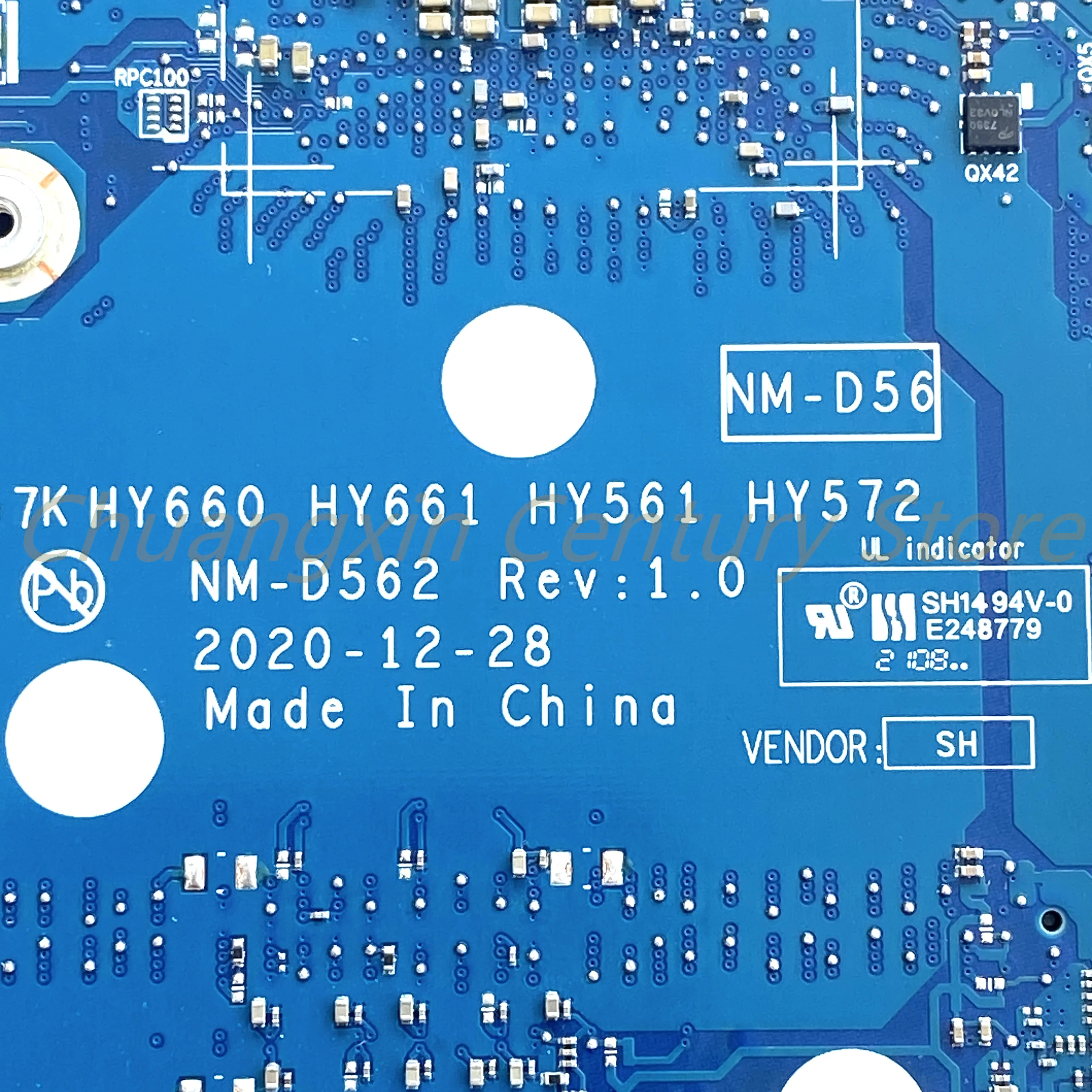 NM-D562 motherboard is suitable for Lenovo 5-15ACH6H/5-16ACH6H/5-17ACH6H laptop CPU R5-5600H R7-5800H GPU RTX3060 6G/RTX3070 8G