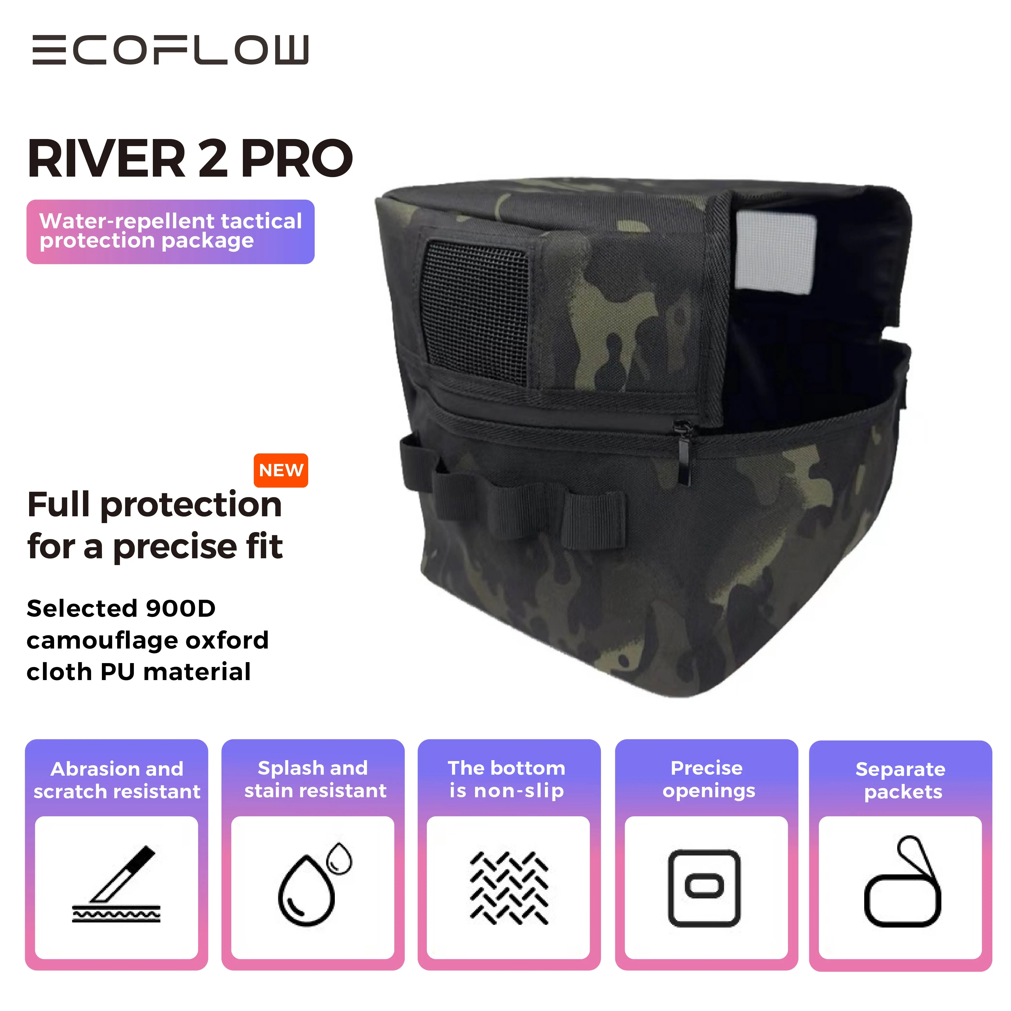 EcoFlow River 2 Pro Bag for River 2 Pro Power Station Waterproof Dustproof up