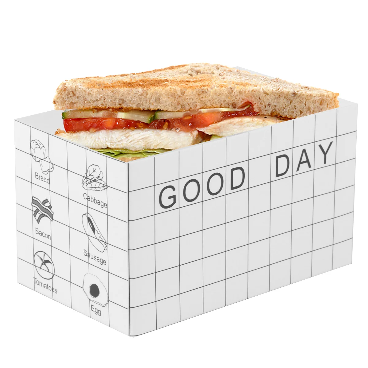 20 قطعة ساندويتش ورقي بورجوندي النقاط تصميم حاويات تغليف المواد الغذائية لكعكة كوكي همبرغر حفل زفاف الإفطار الاستخدام