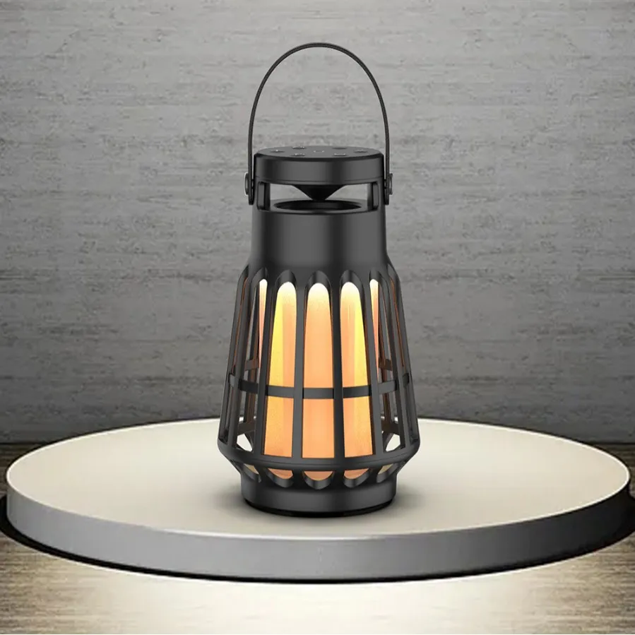 LED Camping String Light Bluetooth Speaker Portable Night Light Adjustable Atmosphere Lamp for Outdoor Bar Camping