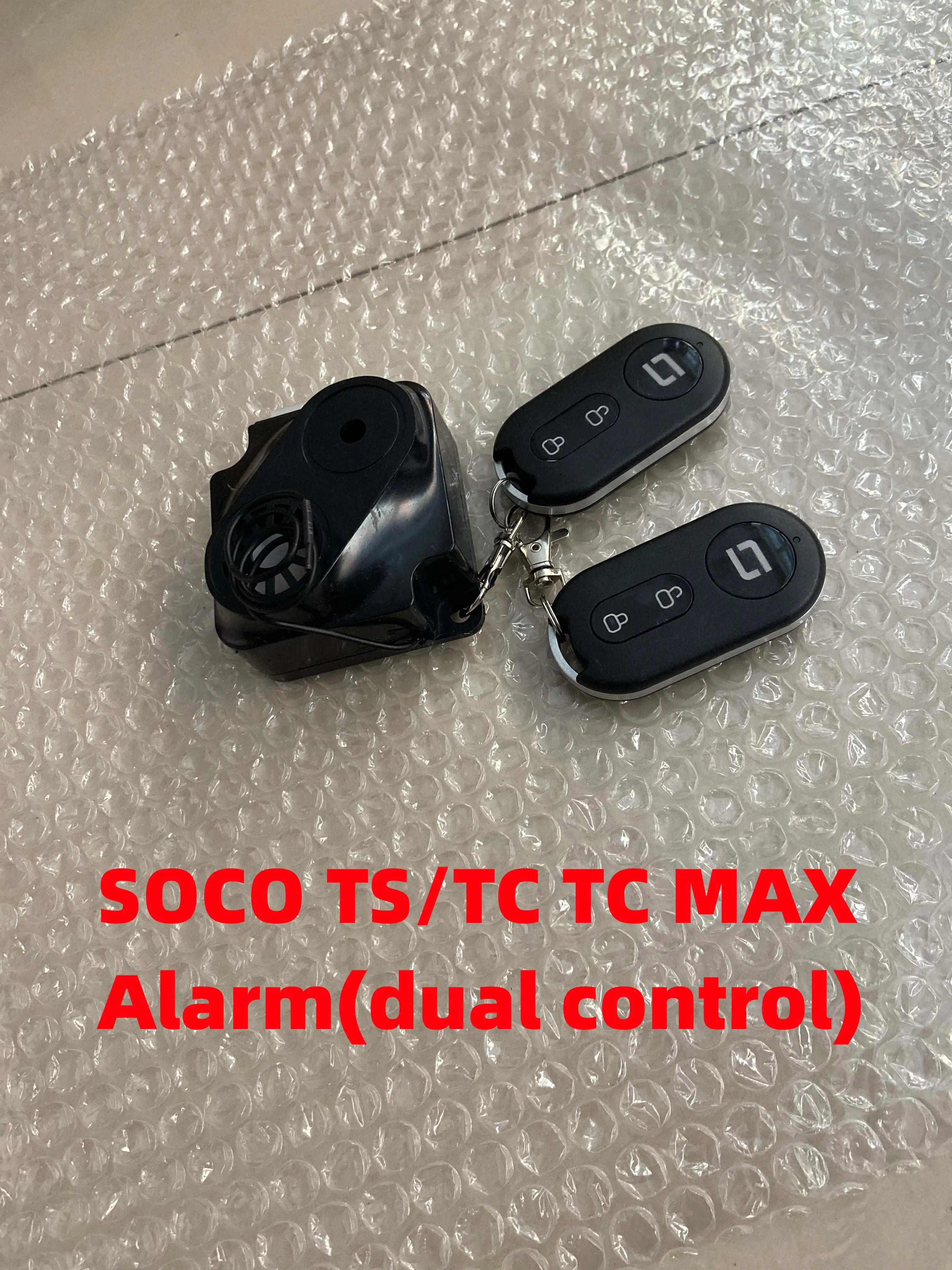 Super SOCO Scooter TS TC accessori originali allarme dispositivo antifurto pulsante di accensione relè lampeggiante pulsante di avvio a una chiave