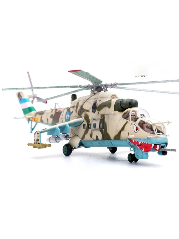 Diecast 1:72 Scale MI-24V finished aircraft simulation commemorative model Static decoration Souvenir gifts for adult boy