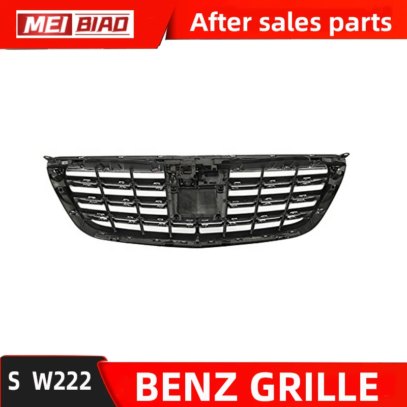 For Mercedes BENZ  Grille W222 S Class  S600 S500 With Acc Wihtout  Camera Hole Front Middle Net Car Auto part Oem A 2228801683