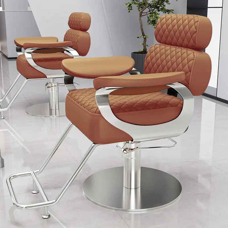 Shop Trendy Barber Chair Nordic Modern Design Classic Barber Chair Luxury Style Kapperstoel Salon Furniture - view 6
