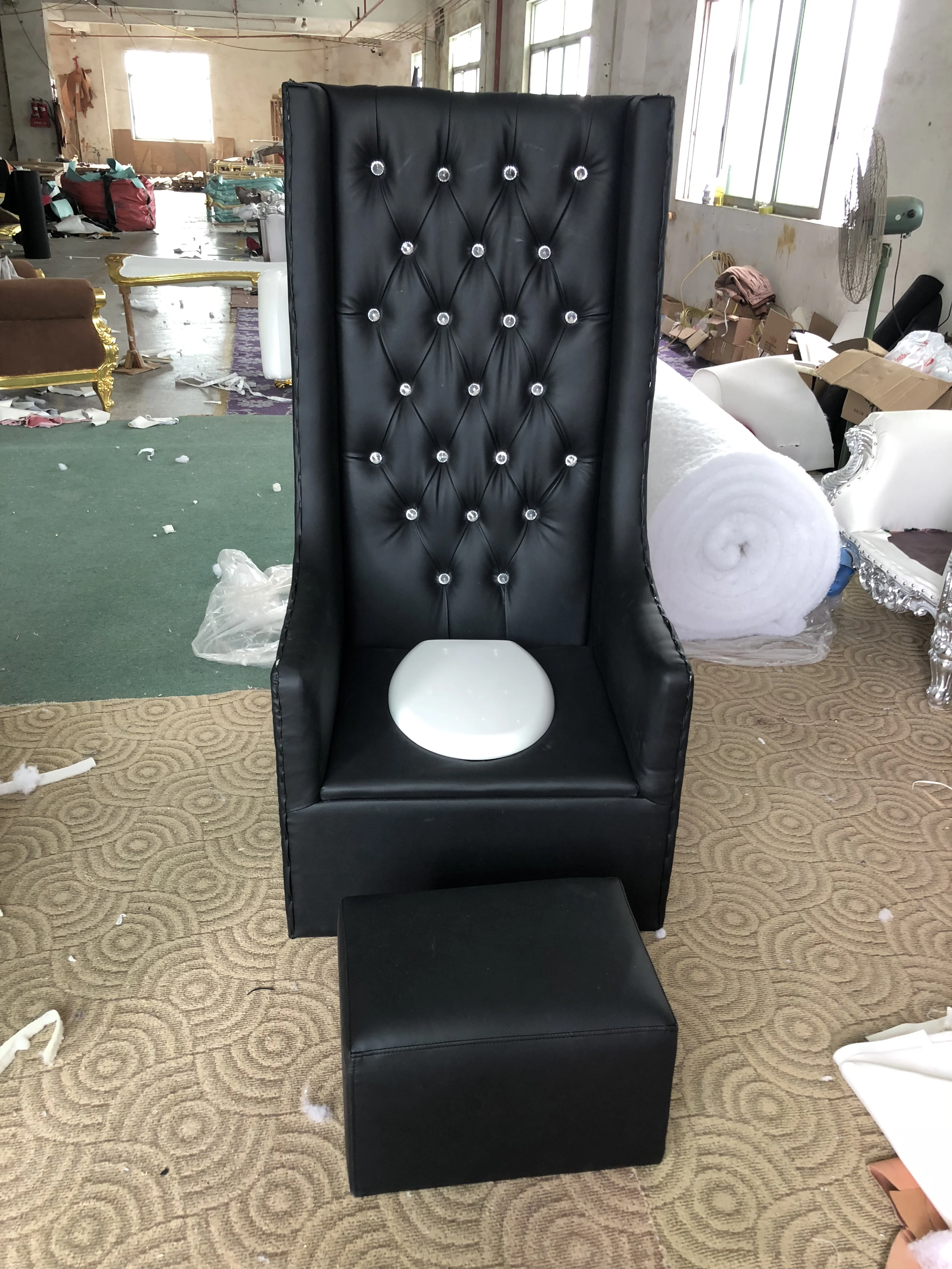 أحدث ضمان لمدة 5 سنوات لعام 2021، كرسي بخاري عالي الجودة باللونين الأسود والفضي، مقعد كينج #2