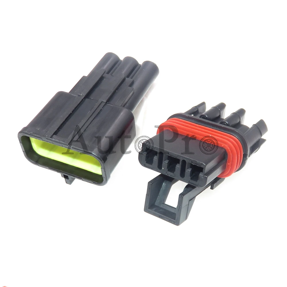 1 Set 3 Hole 12040977 AC Assembly Car Waterproof Connector 15300003 Auto Modification Plug Automobile Electric Wire Socket