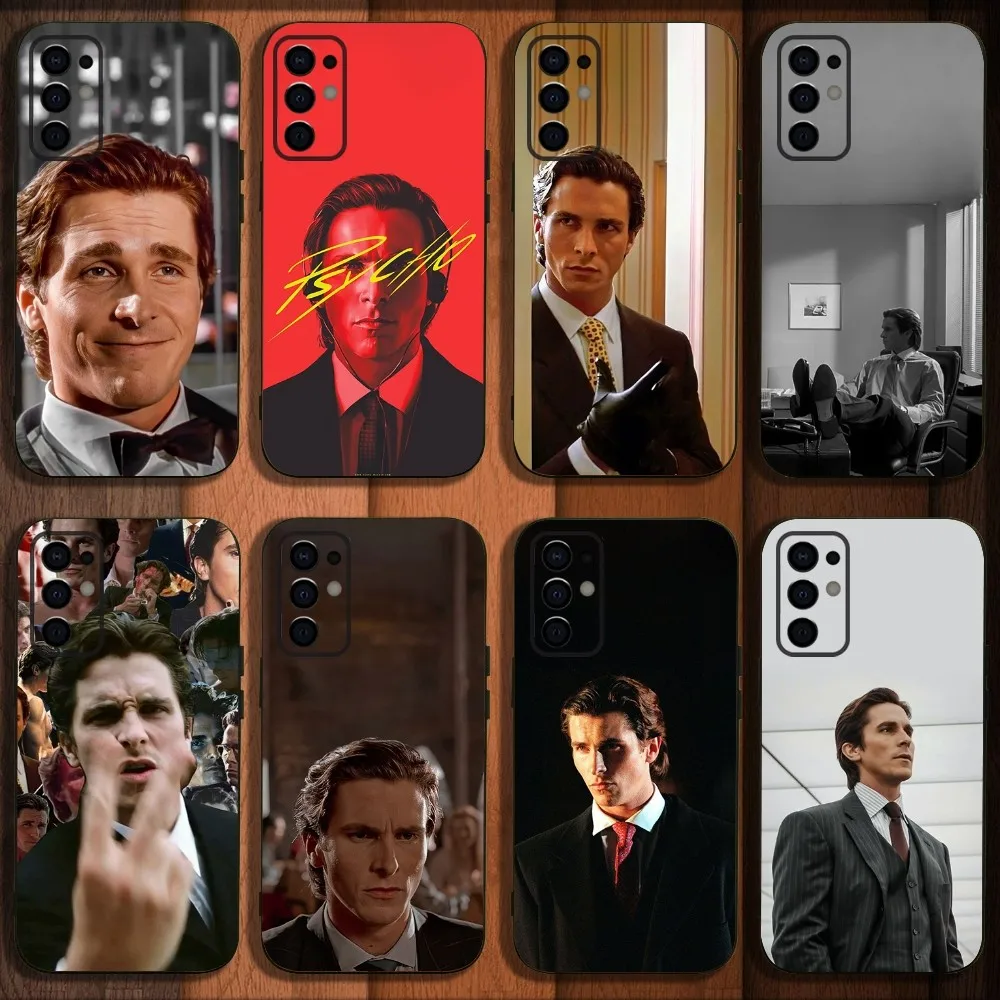 

P-Patrick P-Psychos B-Batemans Phone Case For Samsung S24,S21,S22,S23,S30,Ultra,S20,Plus,Fe,Lite,Note,10,9,5G Black Soft Cover