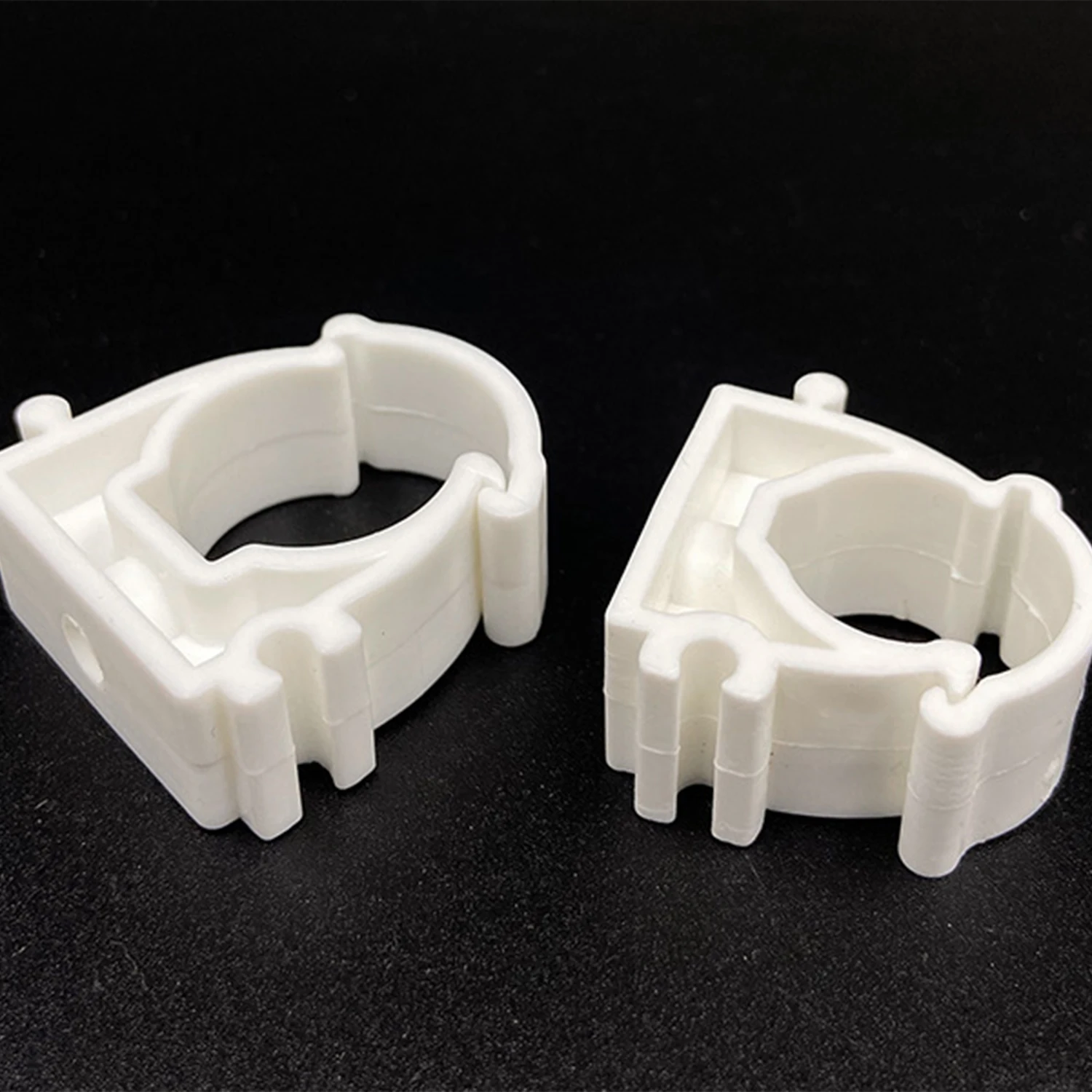 20Pcs Plastic PPR Clamp Holder For Water Pipe Tube Fittings With Cover Diameter 16/20/25/32/40/50/63mm Garden Pipe Support