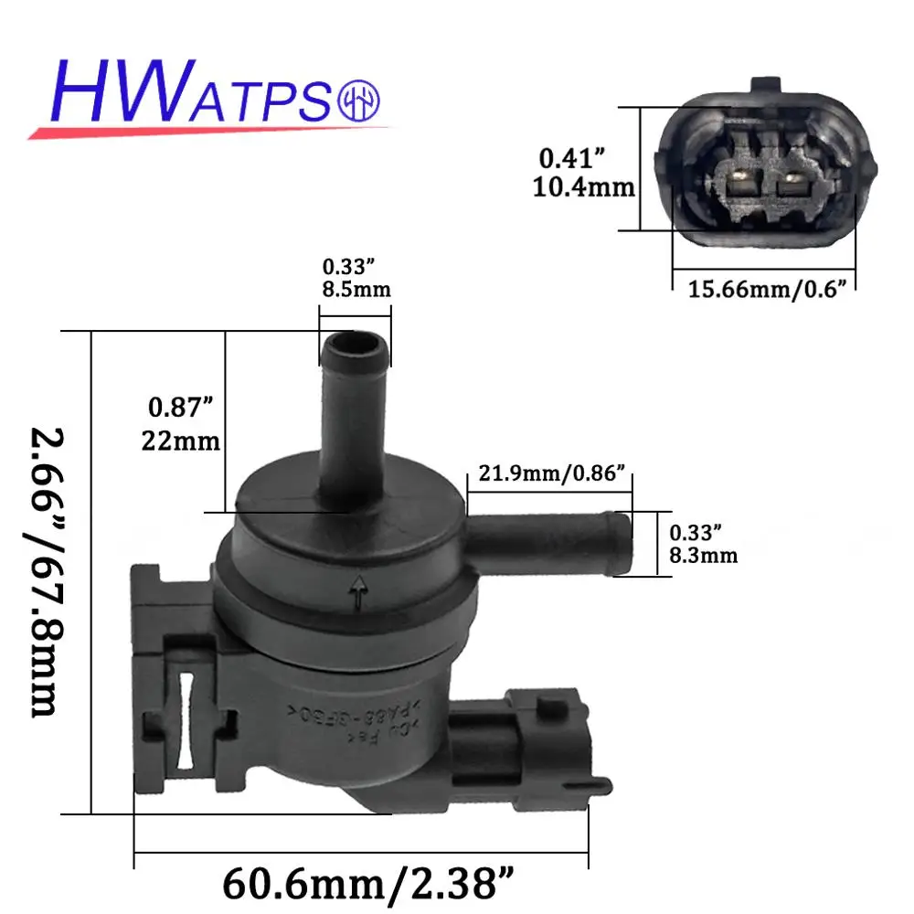 For Hyundai Accent Santa Fe Tucson Veloster Kia Sedona Rio Forte Soul Vapor Canister Purge Control Valve 28910-3C200 289103C200