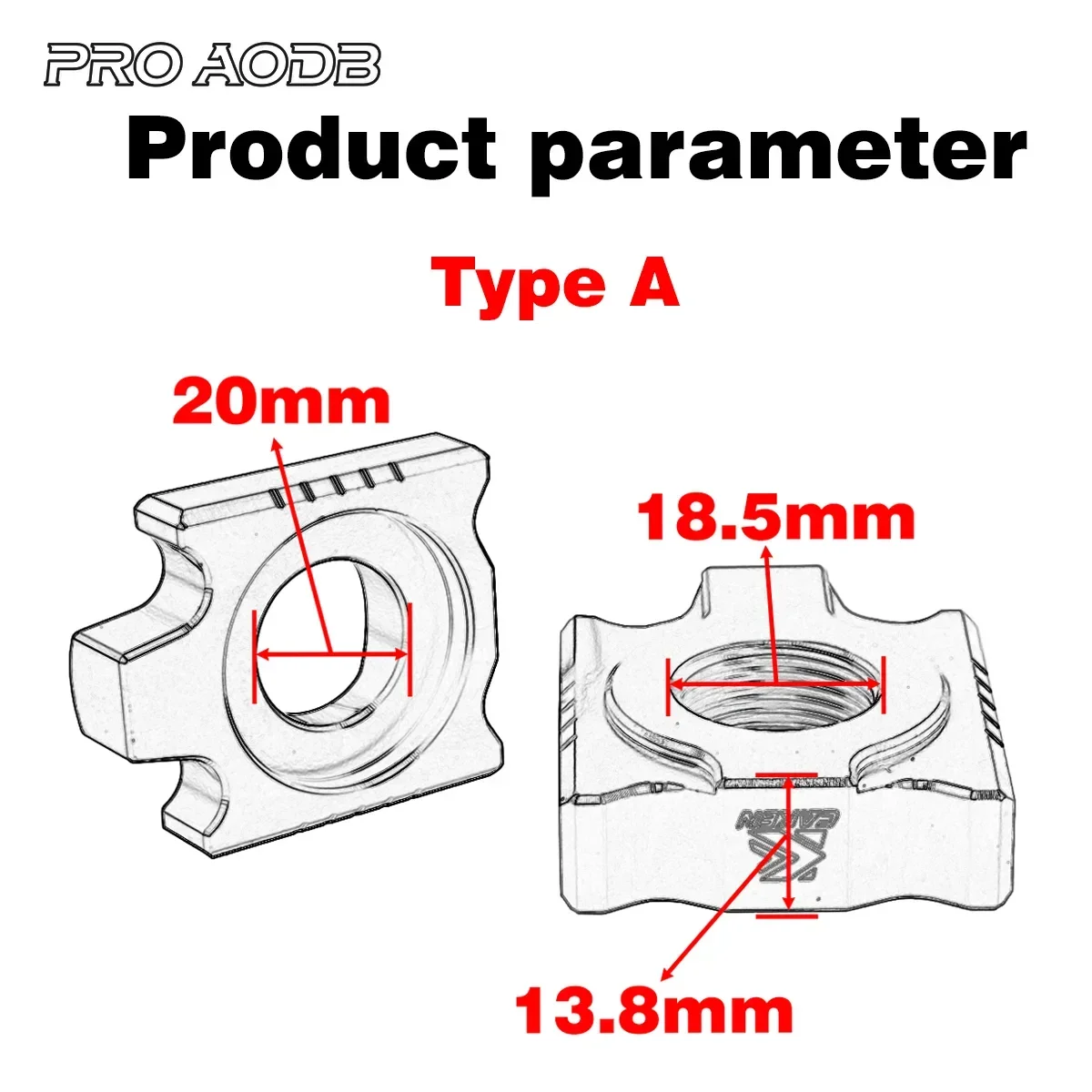 Bloque de eje de Ajustador de cadena trasera de aluminio CNC de 20mm para KTM Husqvarna XC XCF SX SXF EXCF XCW XCFW TC TE FE FC TX Dirt Bike