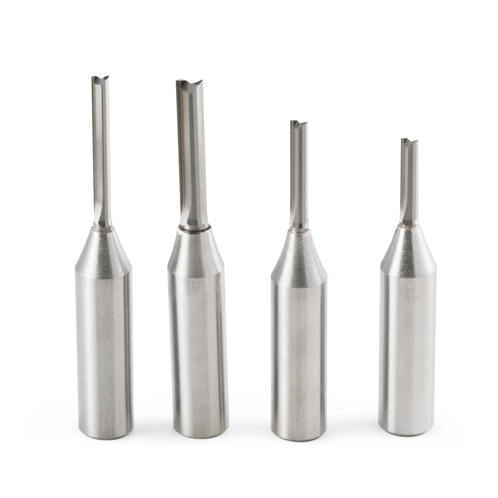 1Pcs 12.7Mm Handvat Tct 2 Fluit Rechte Frees Voor Cnc Houtbewerking Graveermachine Router Bits Tungsten Carbide