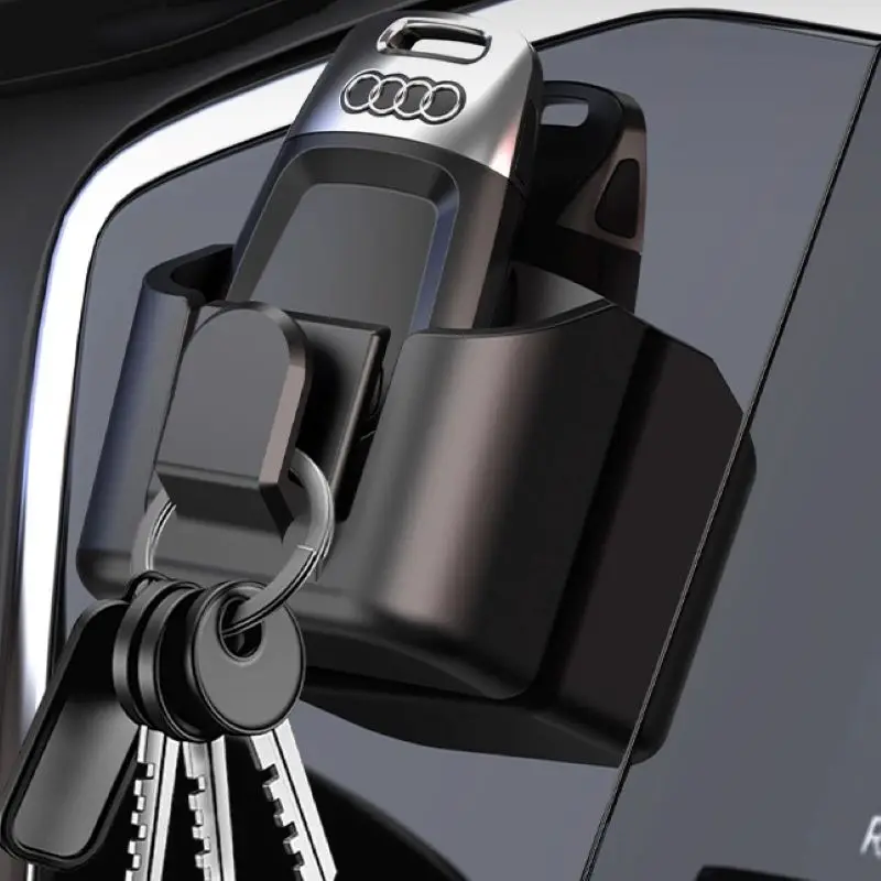 Multi-functional Car Dashboard Centre Console Remote Control Card With Hook Storage Box Reusable Anti-Slip Small Items Storage