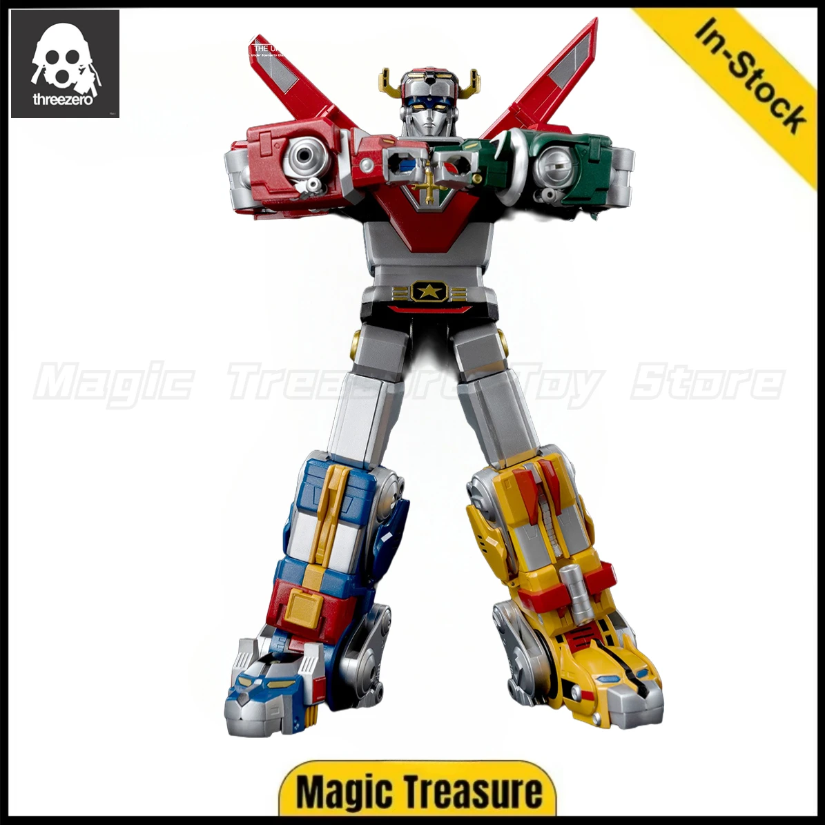 

【В наличии】Оригинальный Threezero ROBO-DOU VOLTRON: DEFENDER OF THE UNIUERSE VOLTRON Украшения Подарки Игрушки