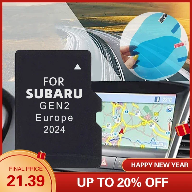 

for Subaru Legacy/Outback/Forester/WRX/STI Car Update P56YH03-E2024 TF Card GEN2 Navigation GPS EU UK CAN/USA/MEX Maps 2024 GPS