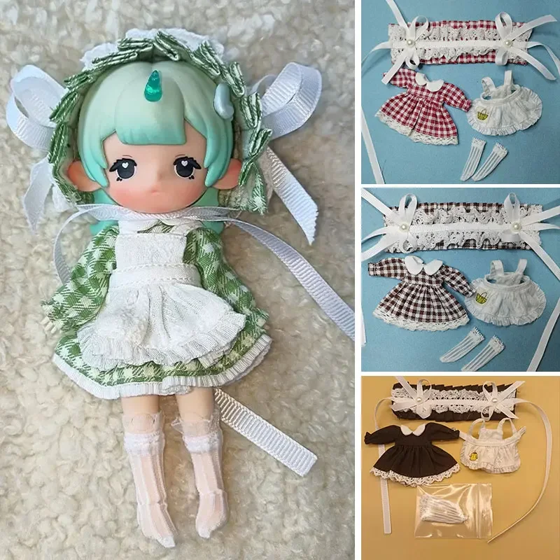 Ensemble uniforme de vêtements pour bébé Molly, accessoires de poupée, 1/12 BJD, GSC YMY, végétarien, UF, ob11