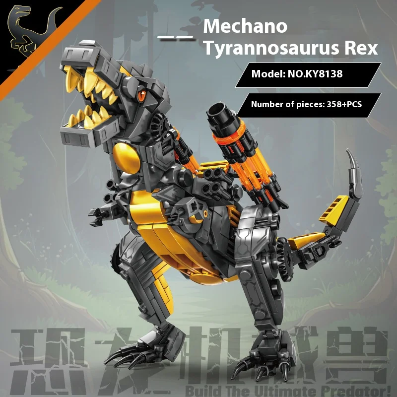 

Dinosaur World Tyrannosaurus rex Tyrannosaurus rex Swift Raptors Assemble Model Boys Assemble Building Blocks Toy Christmas