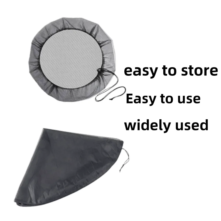 3 outdoor rain bucket mesh covers60CM Outdoor Mesh Cover Netting For Rain Barrels Water Collection Buckets Tank  Garden Supplies view 5