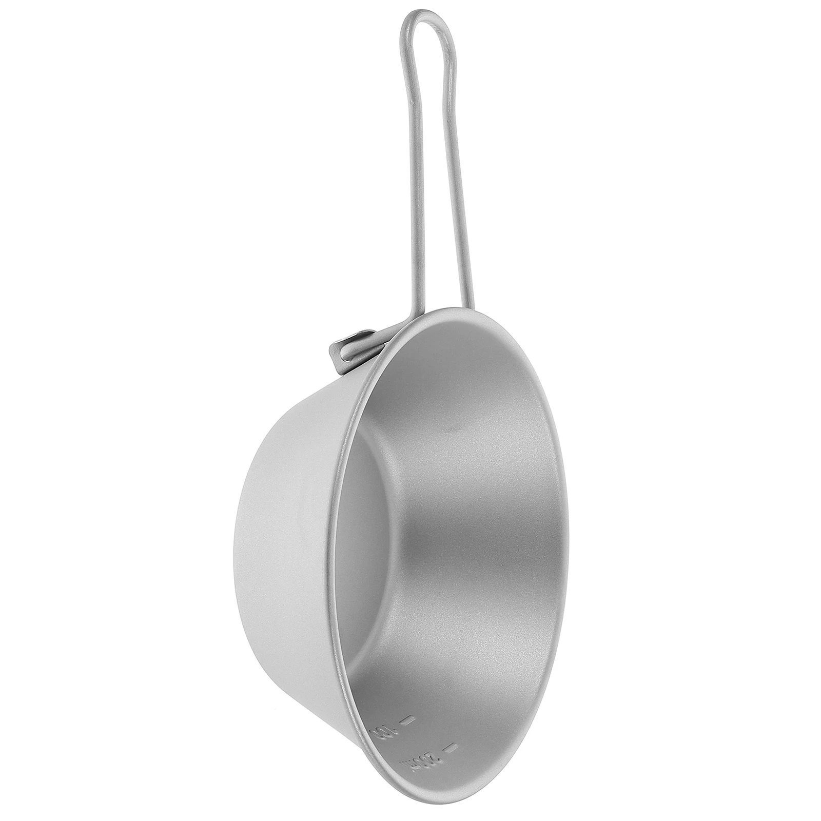 

Portable Camping Bowl Titanium Condiment Bowl With Handle For Hiking Picnic Outdoor Durable Lightweight Food Serving Bowls Snack