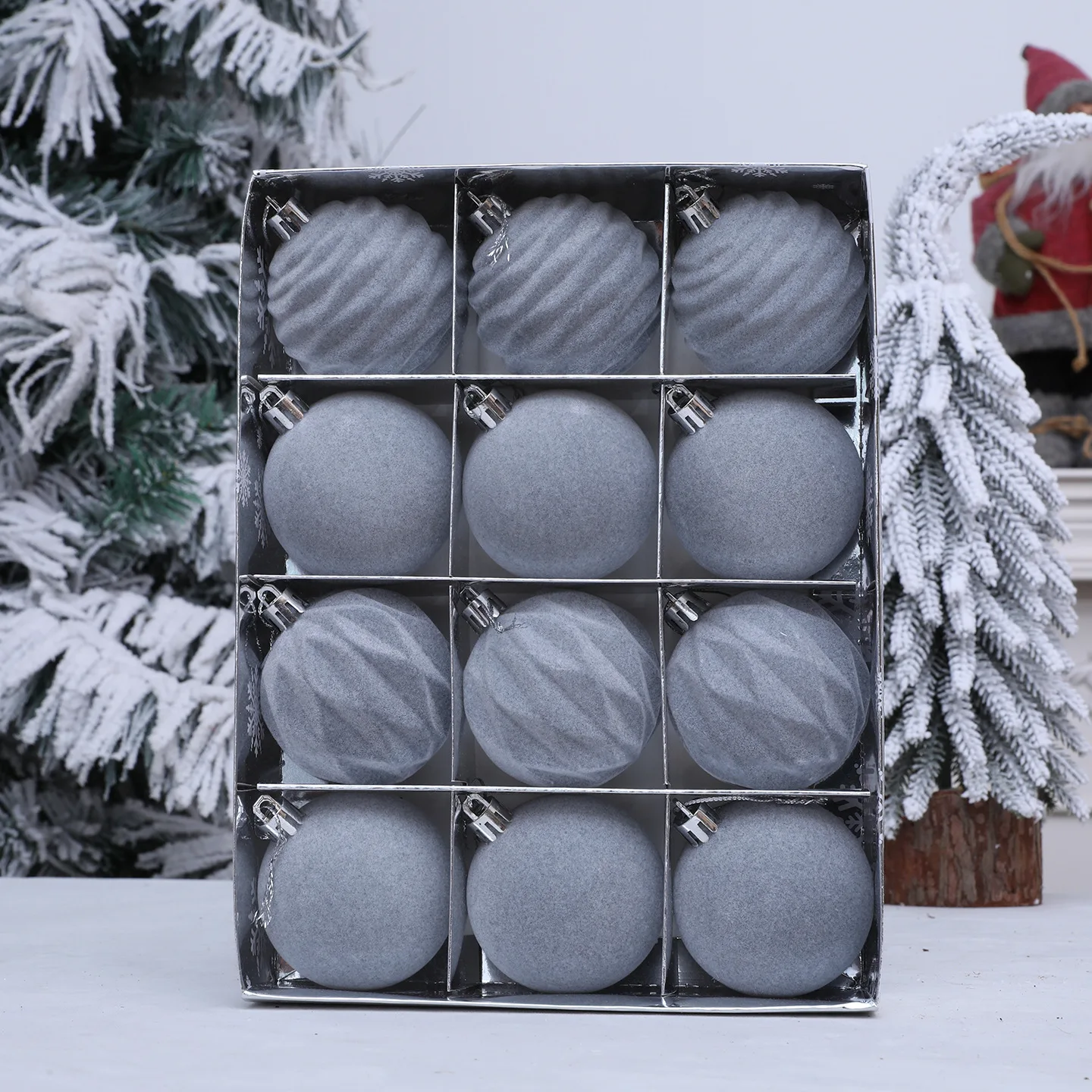 جديد شجرة عيد الميلاد توافدوا الكرة مجموعة (6 سنتيمتر X 12 قطعة) المنزل شجرة عيد الميلاد الحلي مركز تسوق نافذة عرض كرات الزخرفية #4