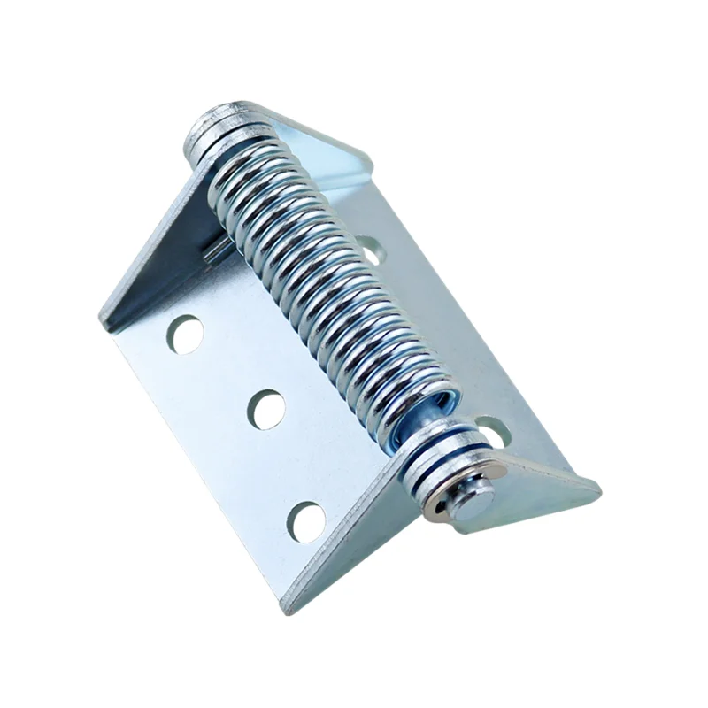 5pcs Large Load Bearing Self-Closing Hinge Iron Galvanizing Durable Door Hardware for Home Improvement with Return Spring 5
