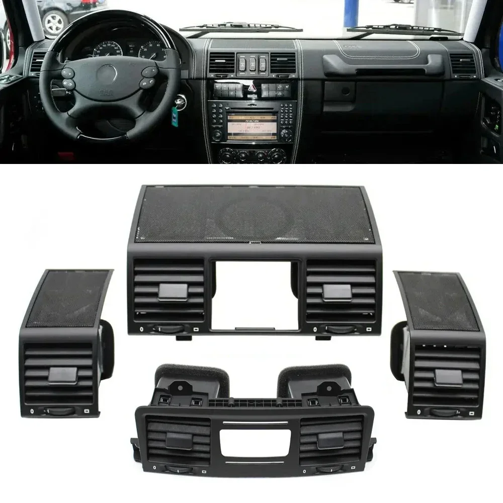 

Dash Middle Air Vent Grille Complete Assembly Left Right AC Vent Outlet Replacement For Mercedes Benz G Class W463 4636807508
