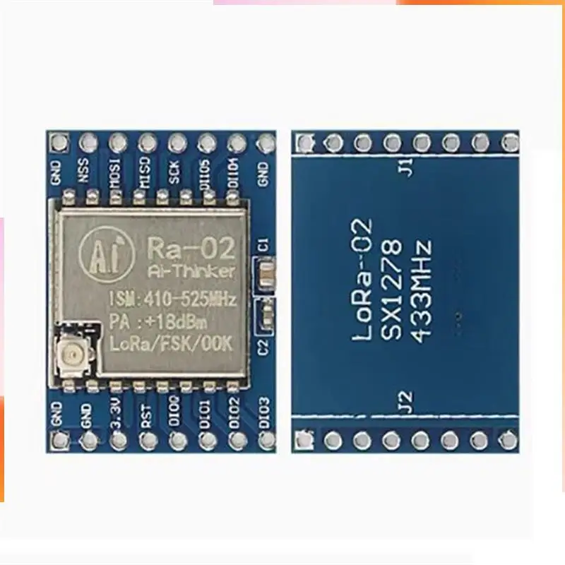 A92Z SX1278 Модуль Lora Lora 02 433M Модуль адаптера Беспроводная передача Модуль связи SPI