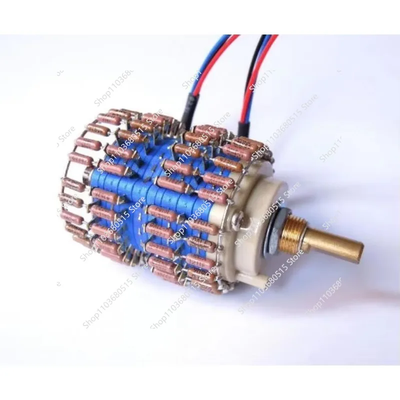 Copper Shaft Potentiometer Dual Channel L-Type Volume Control For Audio Amplifier Home Theater System