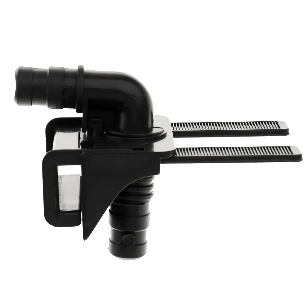 Aquarium Pipe Holder Set 2 Pieces Plastic Adjustable Tube Clamp Fits 16mm Hose for Quick Water Change and Care