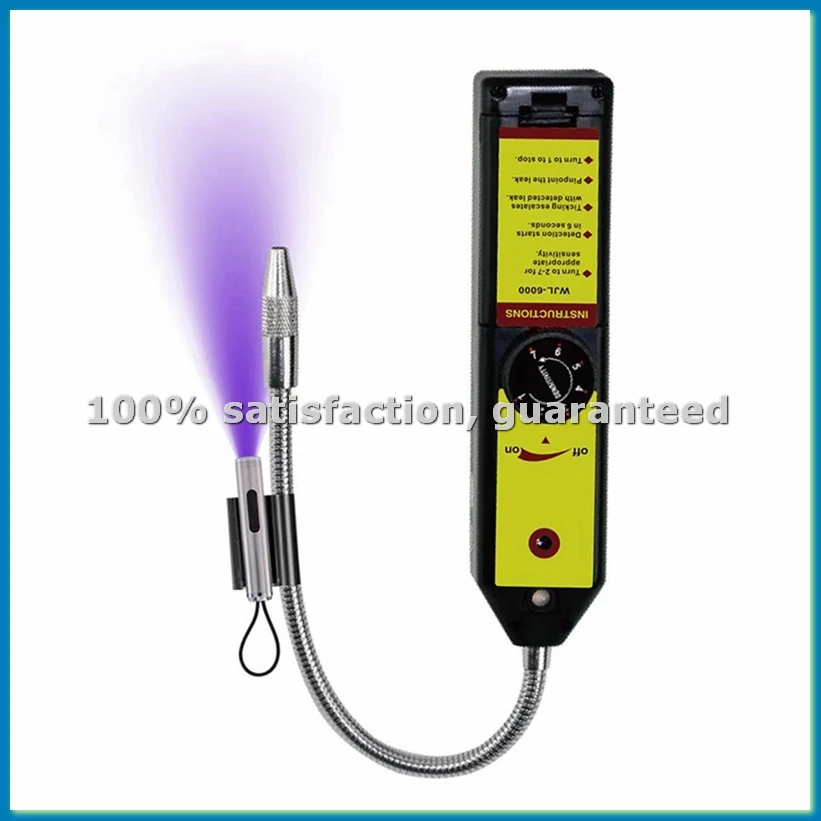 -6000UV Halogen Leak Detector Freon Leak Detector R22 R410A R134A R1234YF Refrigerant Gas Air Conditioner Tester Tool-ABLM