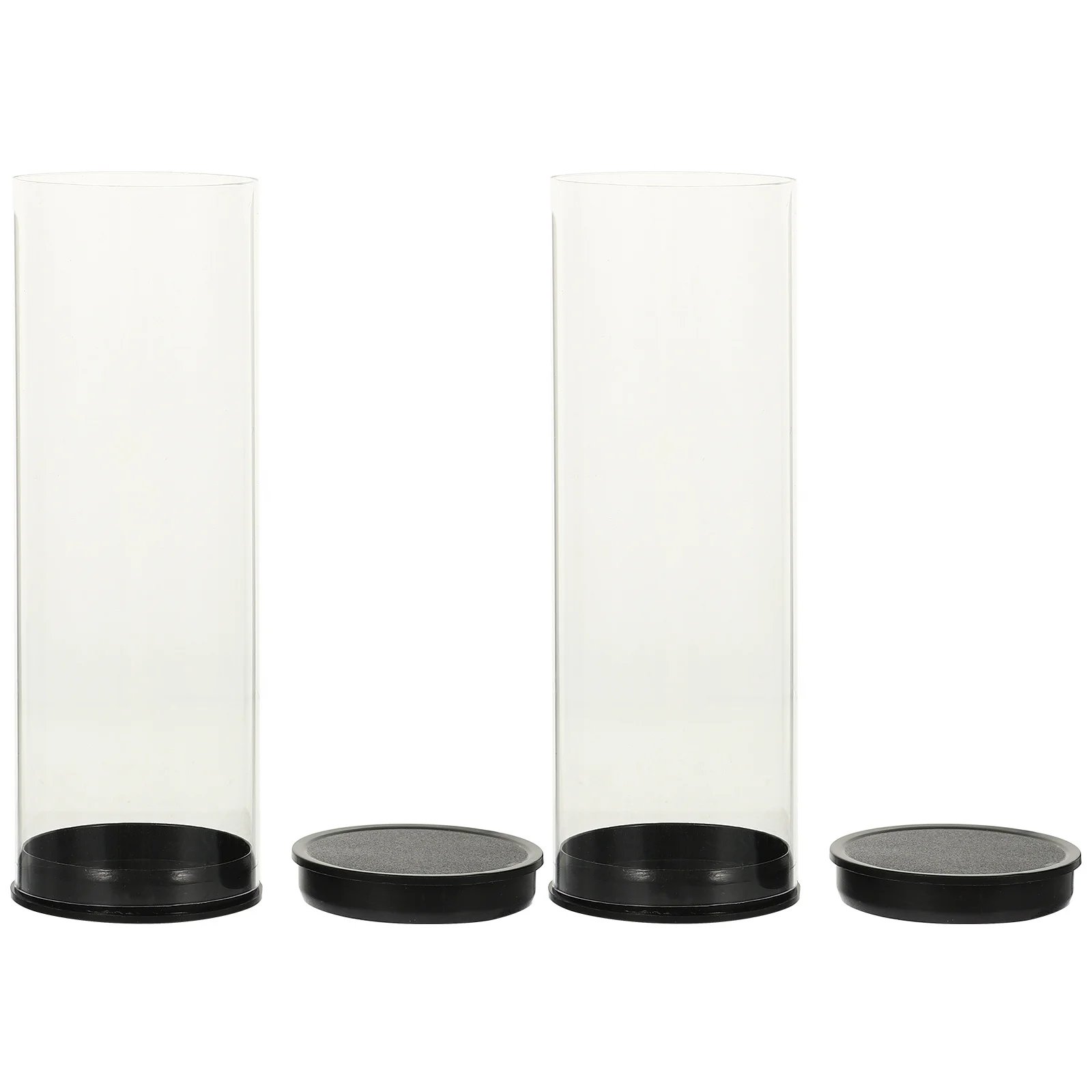 

2Pcs Golf Ball Display Box Clear Strong PVC Container Ideal for Home Shop Storage Space-Saving Golf Equipment Organizer