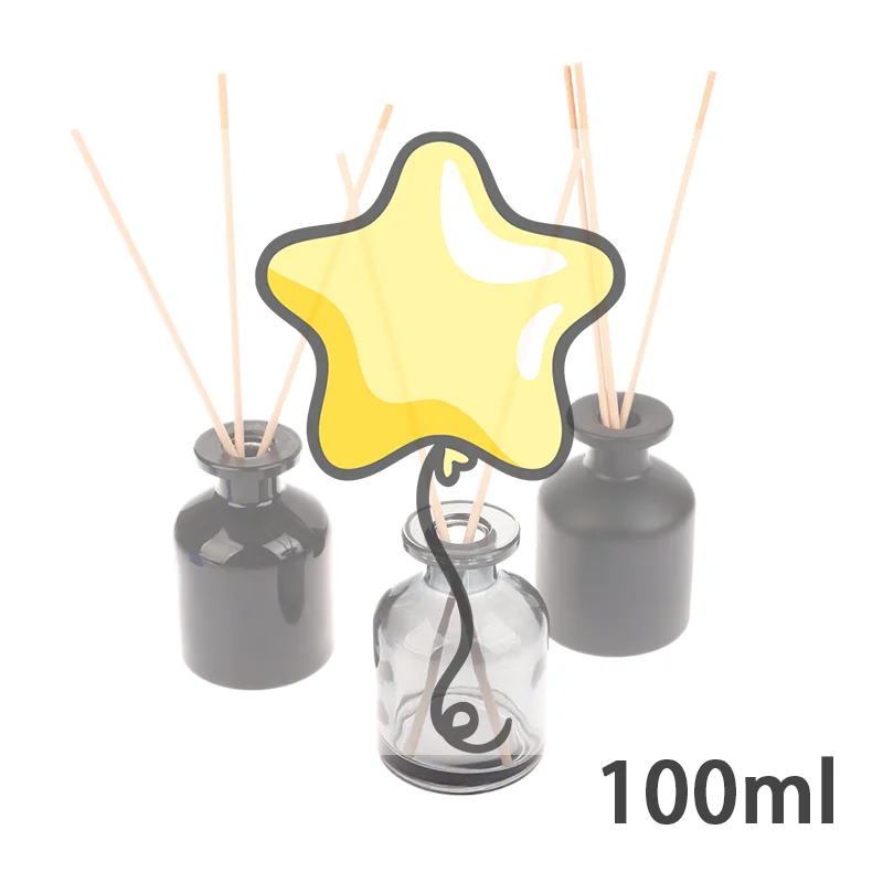 100ml Fragrance Empty Bottles can use Rattan Sticks Purifying Air Aroma Diffuser Set Essential Oil Bottles for Room Office