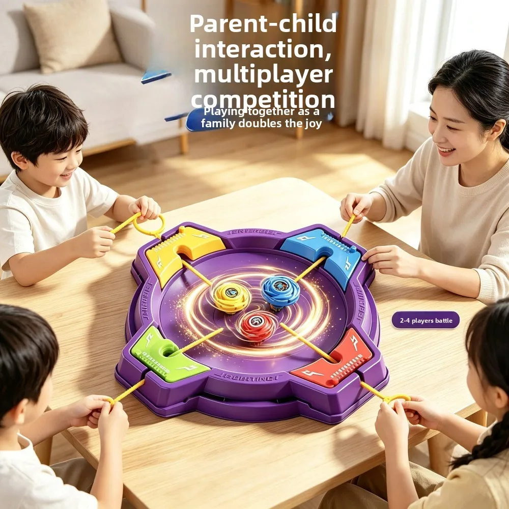 Gyroscope Duel Burst Gyroscope Arena Disk Simple Assembly Durable Structure Multiplayer Competitive Battle Gyroscope