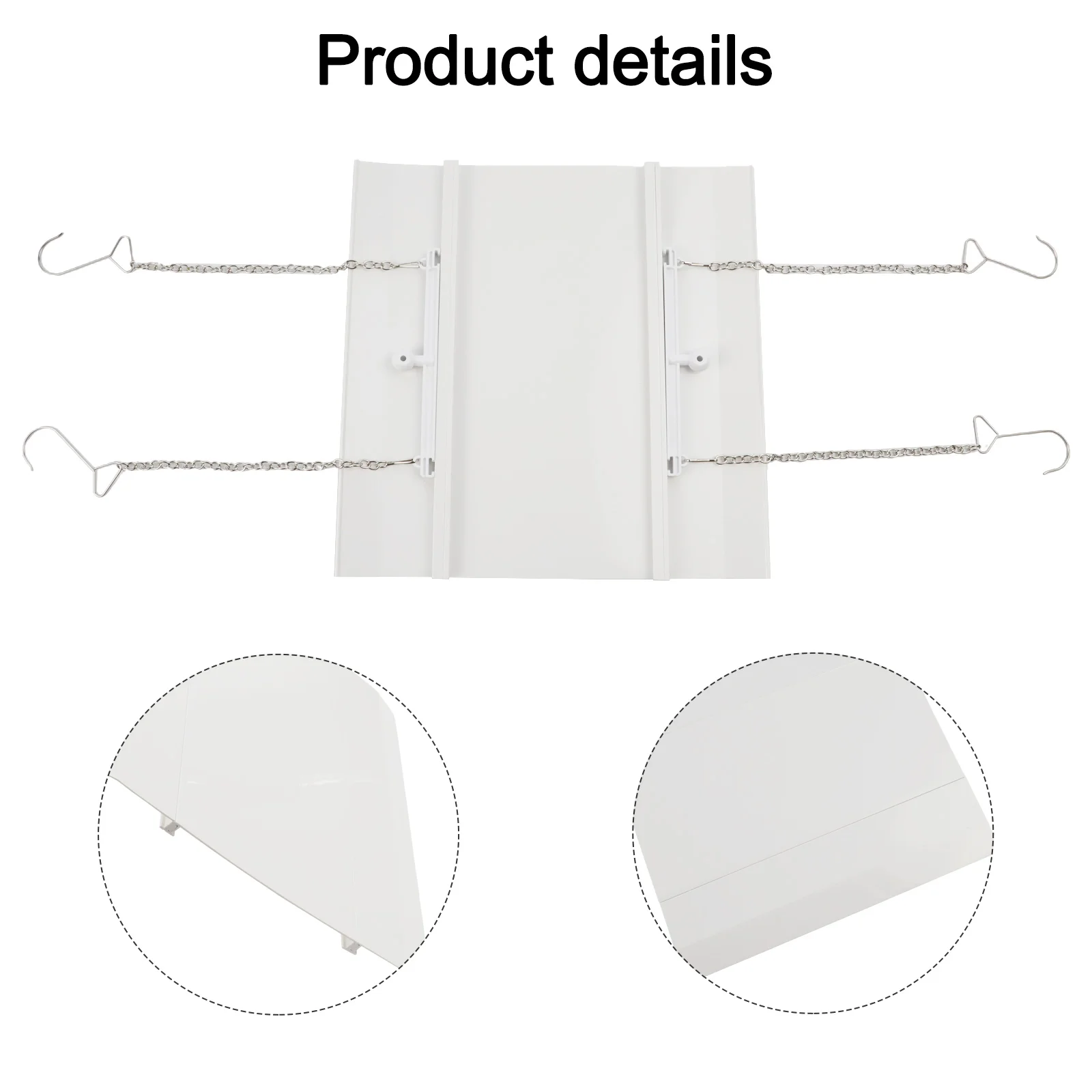 Adjustable Airflow Vent Cover AC Vent Deflector ABS And PVC Materials Adjustable Airflow Direction For Home Use