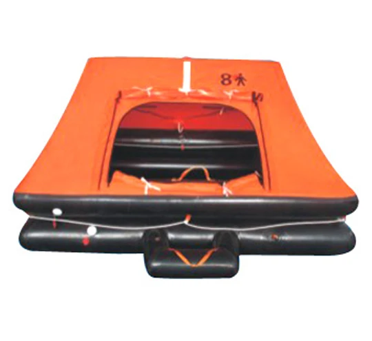 

Factory professional SOLAS ISO 4 610 person water safety lifesaving rescue Self-Inflatable marine offshore Life Raft