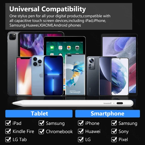 Imagen 2 del producto Lápiz óptico Universal para tableta, para Android, IOS, Apple Pencil 1, 2, para iPad, Xiaomi, Huawei