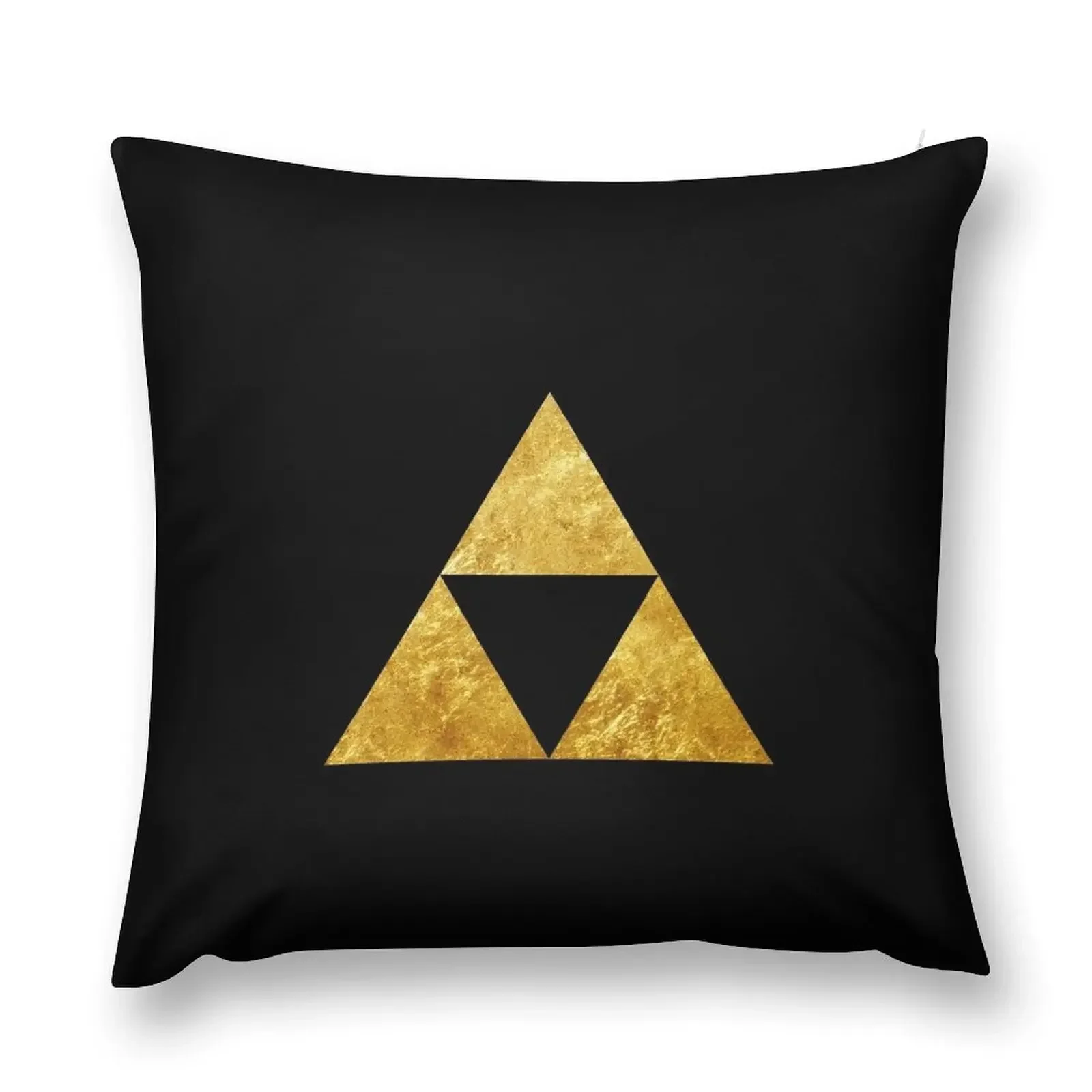 

Gold Triforce Symbol Zelda Throw Pillow Luxury Cushion Cover Christmas Throw Pillows Covers Anime bed pillows pillow