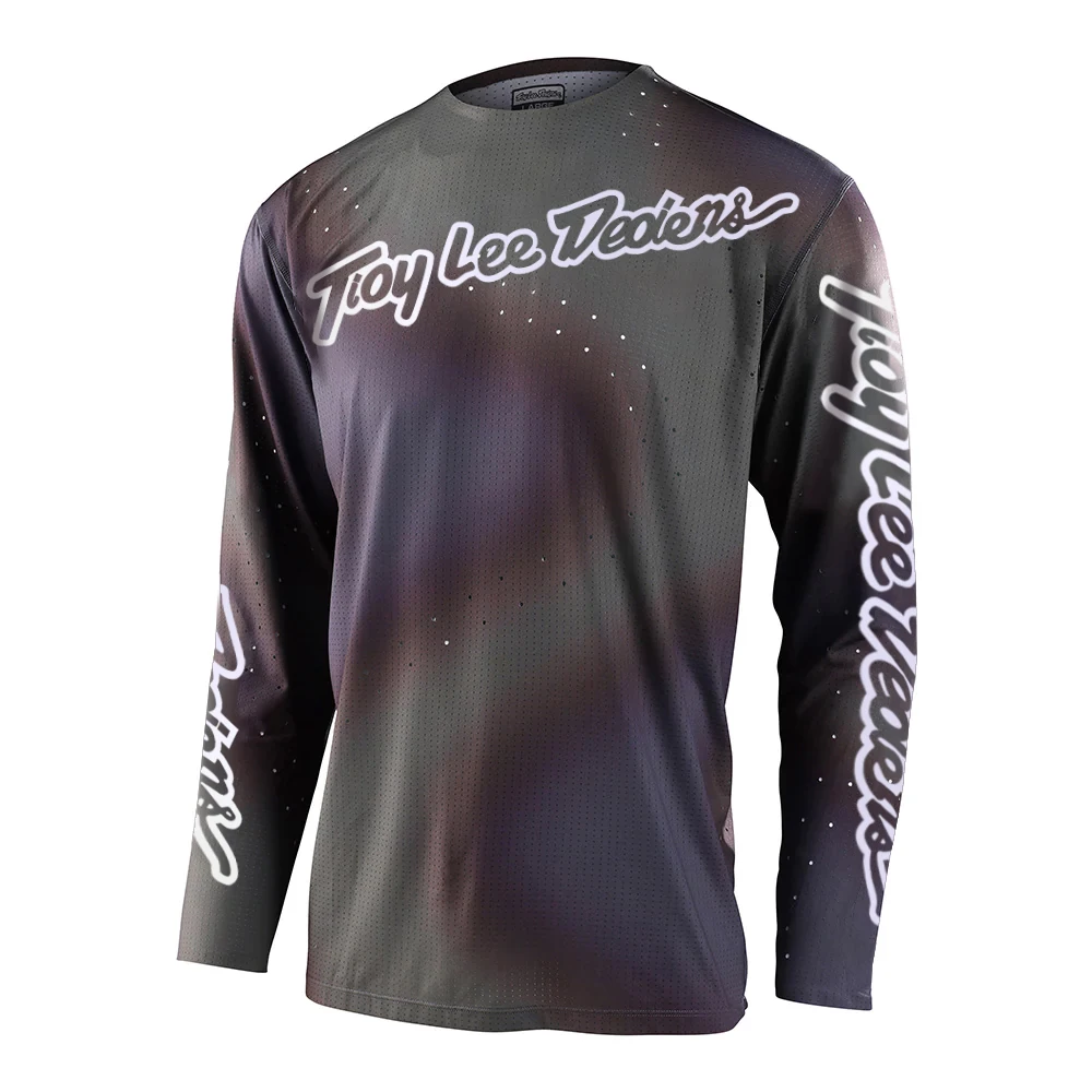 2023 Universal Gradual Change Motorcycle Long Sleeve Shirt Mountain bike Shirt MTB DH MX Downhill Shirt