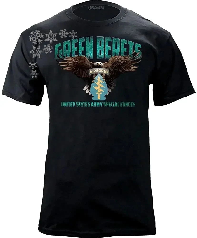 

US Army Green Beret Special Forces Eagle T-Shirt 100% Cotton O-Neck Summer Short Sleeve Casual Mens T-shirt Size S-3XL