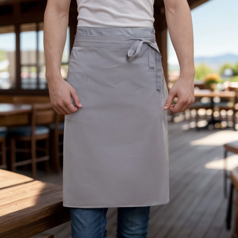 2 Pieces; Chef's Apron for Men and Women in Western Restaurant, Coffee Shop, Hotel Restaurant, Kitchen, Cake Shop, Baking Shop,
