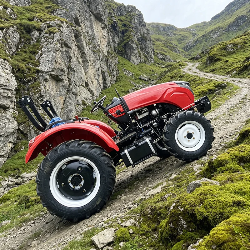 

Customized New Four-Wheel Rotary Tiller, 60 HP Cultivator, Ride-On Four-Wheel Plowing Machine