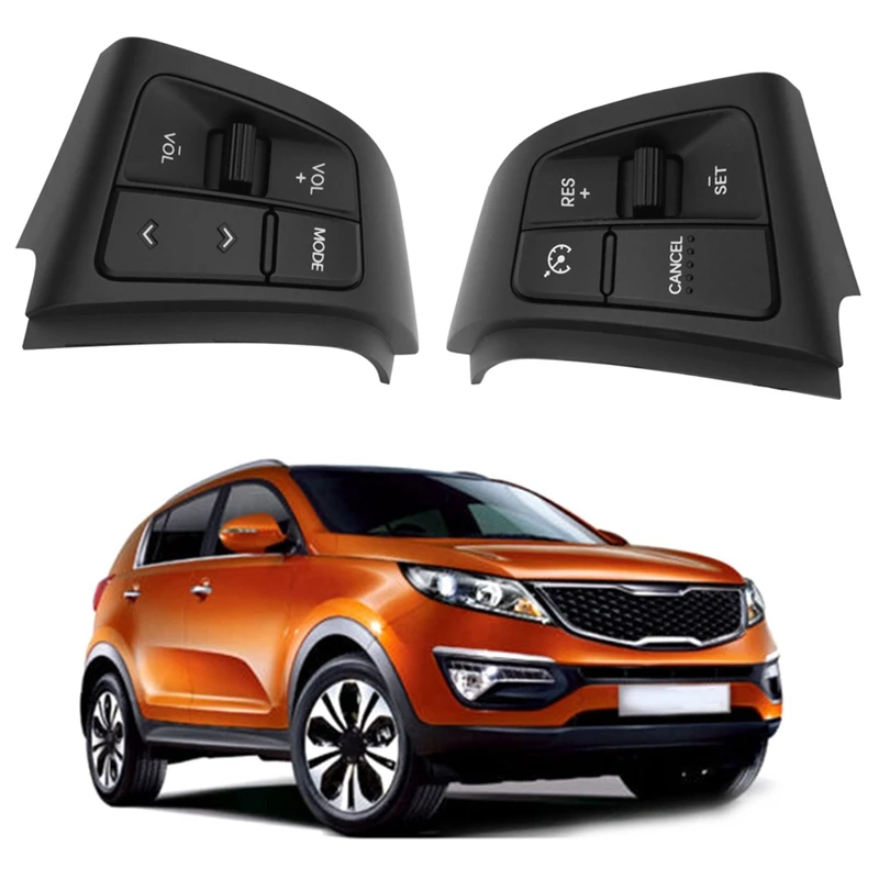 1Pair Steering Wheel Remote Control Switch MODE Volume Cruise Button For Kia Sorento 2011-2013 96700-2P000CA 967102P000-ABNF