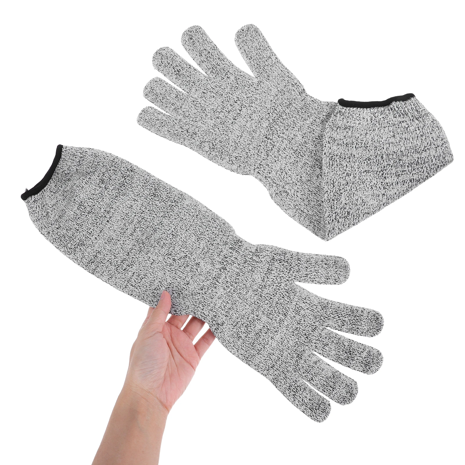 

Cut Resistant Long Sleeve Arm Protection Guards Level 5 Safety Protective Gloves Forearm Sleeve Work Gloves