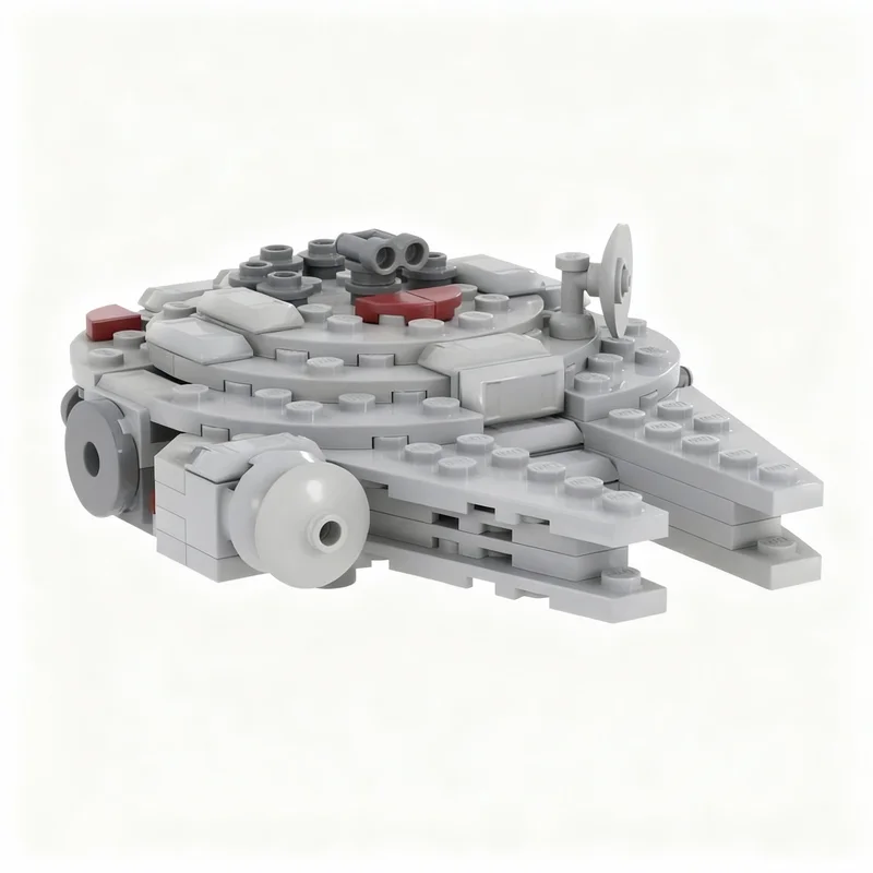 139pcs MOC Star Battle Double Corellian Freighter "MiIIennium Falcon" X2 Model Building Blocks Architecture Birthday Education