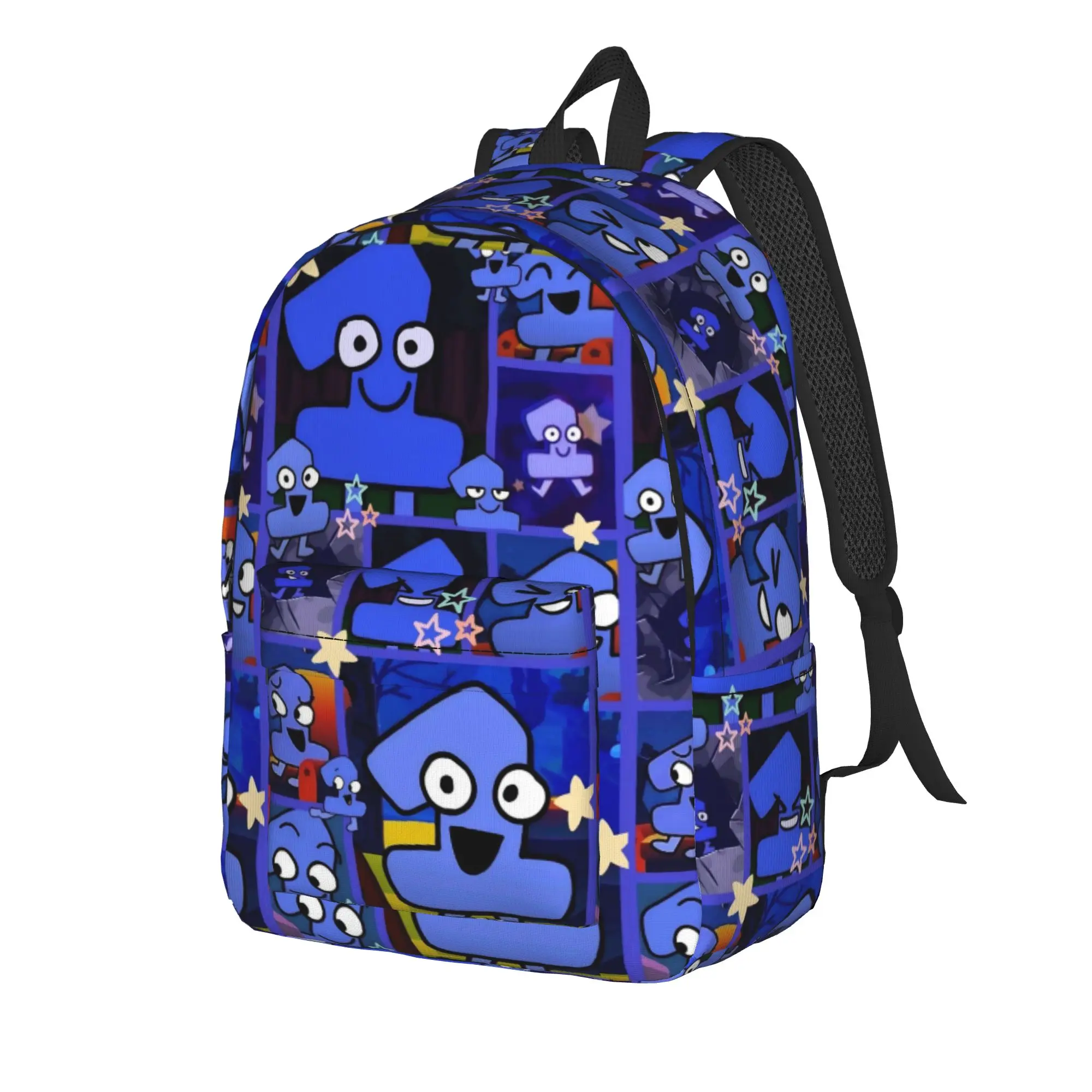One BFDI American Animated Backpack for Men Women Casual Student Hiking Travel Daypack  Laptop Computer Shoulder Bag Durable