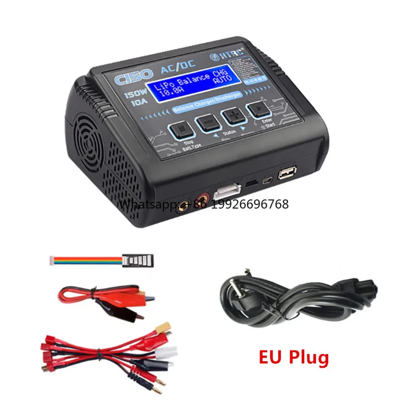 

HTRC C150 150 Вт 10 А Умное зарядное устройство Разрядное устройство AC/DC Баланс для 1-6S LiPo батареи RC Запчасти и производитель Accs