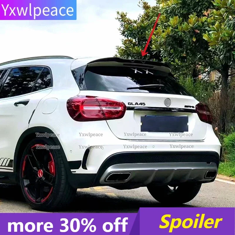 

Real Carbon Fiber Rear Roof Spoiler Car Accessories for Mercedes Benz GLA X156 GLA45 GLA200 GLA220 GLA250 GLA260 2014-2019