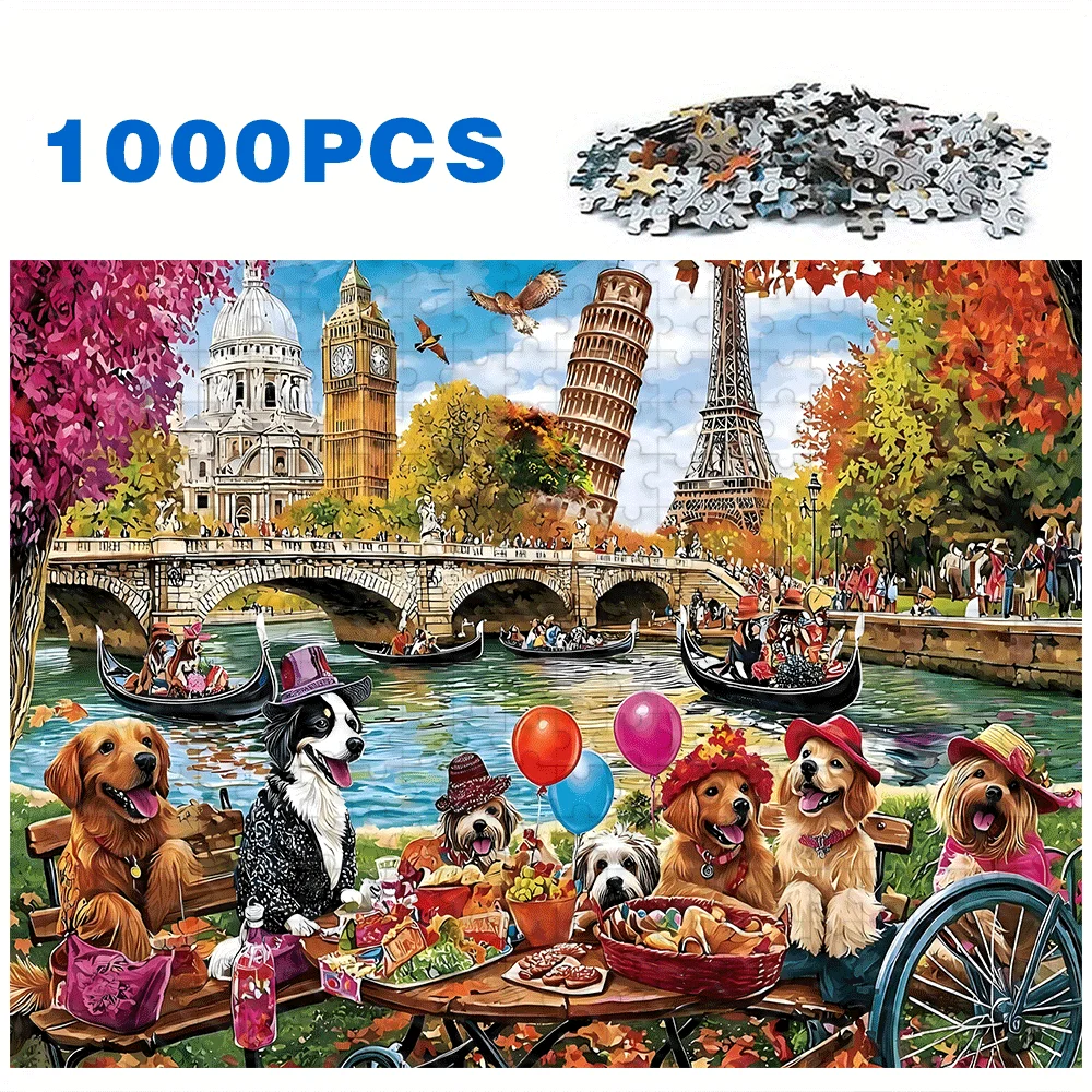 500-2000 قطعة من ألغاز الصور ا - مراجعة Jigsaw Puzzle Adult وسعره